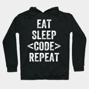 Eat Sleep Code repeat Hoodie